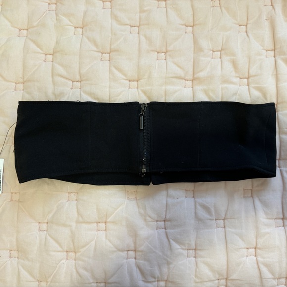 🖤SOLD🖤NWT Dynamite Corset Style Waist Belt in Black - Picture 2 of 4